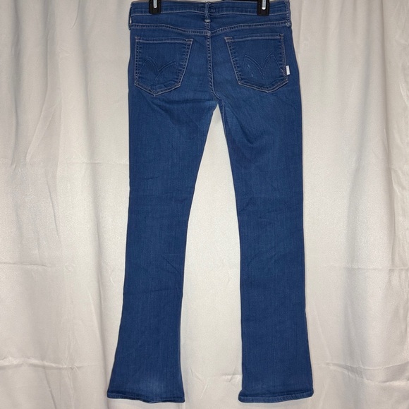 MOTHER The Runaway Blue Skies & Promises Wash Flare Jeans Size 28 - Picture 2 of 9